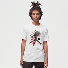 Jordan Brand Graphics Short Sleeve Crew bianco