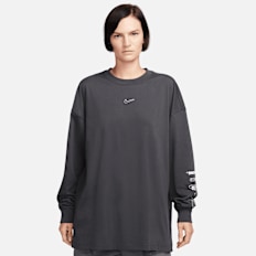 Nike Sportswear Long Sleeve T-Shirt Print grau