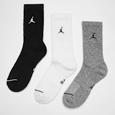 Jordan 3 PACK - Everyday Crew Socks multicolore