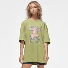 Nike   Oversized Short Sleeve Tee Heritage verde