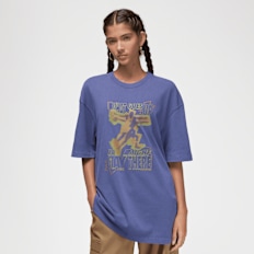 Nike Oversized Short Sleeve Tee Heritage lila