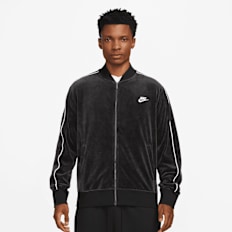 Nike Sportswear Club Velour Jacket noir