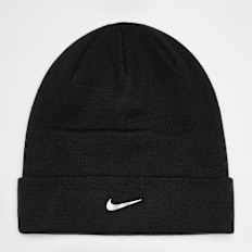 Nike Unstructured Standard Cuff Metal Swoosh Peak Beanie noir