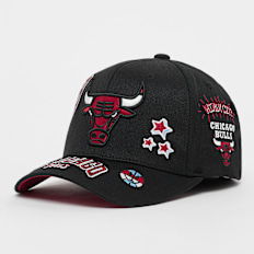 Mitchell & Ness Classic Red Snapback Patch NBA Chicago Bulls nero