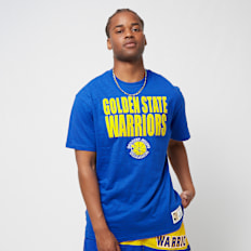Mitchell & Ness NBA Legendary Club Tee Golden State Warriors bleu