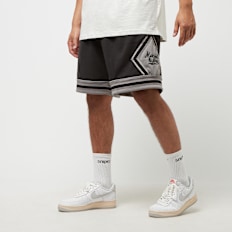 Mitchell & Ness Branded Diamond Script Short preto