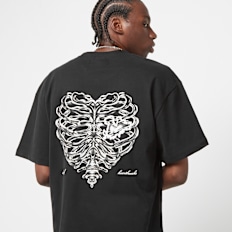 PEQUS Island of Heartbreaks Chrom T-Shirt preto