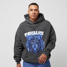 PEQUS Medusa Graphic Hoodie gris