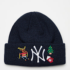 New Era Kids Tod Festive Cuff Knit MLB New York Yankees blu