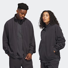 adidas Originals One Fleece Trainingsjacke grau