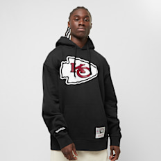 Mitchell & Ness NFL Team Logo Hoody UPD Kansas City Chiefs schwarz