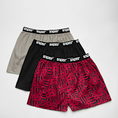 SNIPES 3 PACK - Black Tape Woven Boxershorts multicolorido