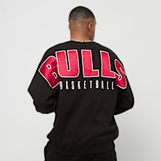 Mitchell & Ness NBA Team First Satin Fleece Crew Chicago Bulls czarny