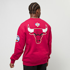Mitchell & Ness NBA There And Back Fleece Crew Chicago Bulls rood