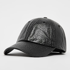SNIPES Printed Fake Leather Pattern Baseball Cap noir