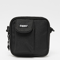 SNIPES Woven Label Basic Logo Multi Pocket Square Bag preto