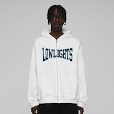 Low Lights Studios Boxer Zip-Hoodie bianco
