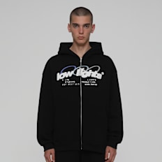 Low Lights Studios Arctic Ring Logo Zip-Hoodie schwarz