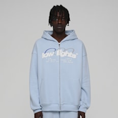 Low Lights Studios Arctic Ring Logo Zip-Hoodie blau