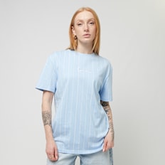 Karl Kani Small Signature Tonal Pinstripe Oversized Tee azul
