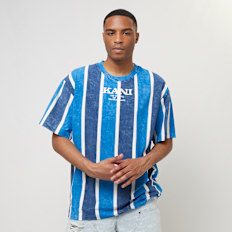 Karl Kani Retro Washed Stripe Tee bleu