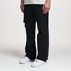 2Y STUDIOS Anduin Ripped Baggy Jeans schwarz