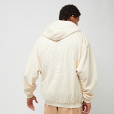 Karl Kani KK CHEST RETRO OS ZIP HOODIE cream blanco