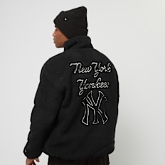 New Era MLB Sherpa Jacket New York Yankees crna
