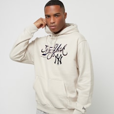 New Era MLB Retro Graphic Oversized Hoody New York Yankees beż