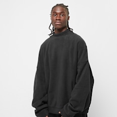 Urban Classics Oversized Polar Fleece Crew preto