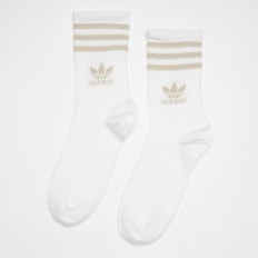 adidas Originals adicolor Crew Calcetines (3 Pack) blanco