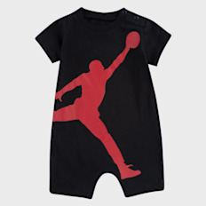 Jordan Jumpman Knit Romper rot