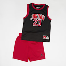 Jordan 23 Jersey Set vermelho