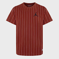 Jordan MVP Pinstrip Short Sleeve Tee castanho