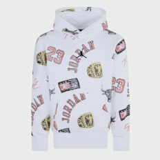 Jordan Michael Jordan Essentials All Over Print Fleece Pullover weiß