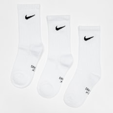 Nike 3 PACK - Dri-Fit Performance Basic Crew Socks blanc