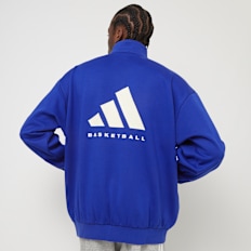 adidas Originals Basketball Fleece Half Zip blau