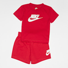 Nike Club Tee & Short Set rojo