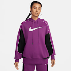 Nike Sportswear Oversize Fleece Hoodie roze