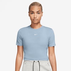 Nike Sportswear Essentials Kurz Slim Fit T-Shirt blau