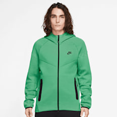 Nike Tech Fleece Windrunner Hoodie grün