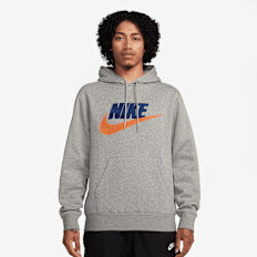 Nike Club Fleece Hoodie grau