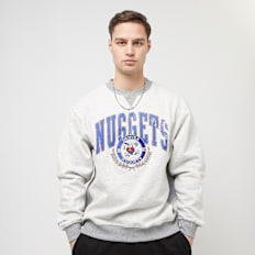 Mitchell & Ness NBA Premium Fleece Crew Denver Nuggets grijs