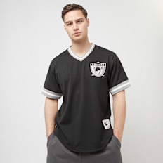 Mitchell & Ness NFL Fashion Mesh V-Neck Oakland Raiders noir