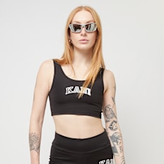Karl Kani Small Serif Bustier Top preto