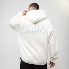 PEQUS Back Logo Hoodie weiß