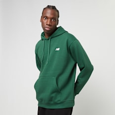 New Balance Small Logo Brushed Hoodie vert