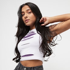 Sixth June Multi Cut Out Crop Top multicolore