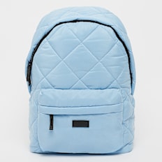 SNIPES Rubber Badge Basic Logo Diamond Quilted Backpack blau