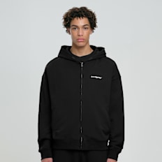 Low Lights Studios Basic Zip Hoodie czarny